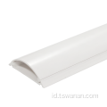 70*20mm PVC PVC Saluran Kabel Setengah Bulir Trunking